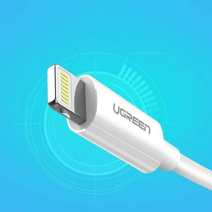 Data- en Oplaadkabel USB-A - Lightning UGREEN US155 (20728), 18W, 1m, Wit