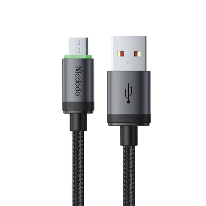Câble de Données et de Charge USB-A - microUSB McDodo CA-3990, 18W, 1m, Noir