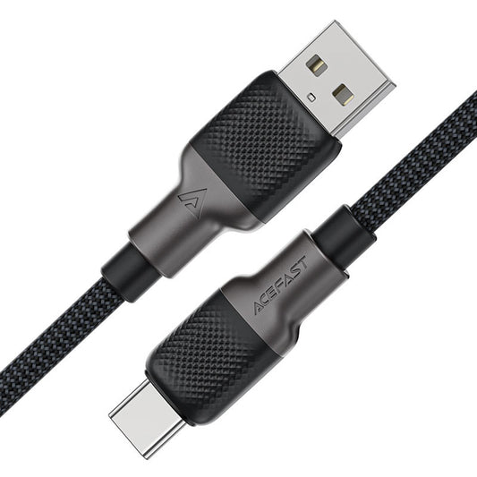 Daten- und Ladekabel USB-A - USB-C Acefast C10-04, 18W, 1,2m, Schwarz