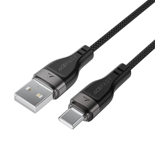 Daten- und Ladekabel USB-A - USB-C Acefast C11-04, 18W, 1.2m, Schwarz