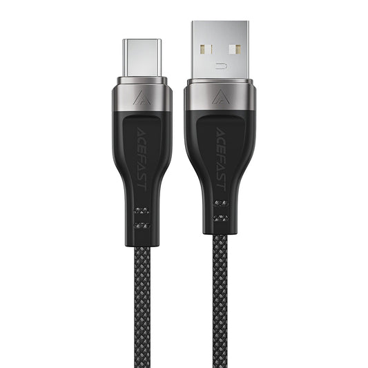 Daten- und Ladekabel USB-A - USB-C Acefast C11-04, 18W, 1.2m, Schwarz