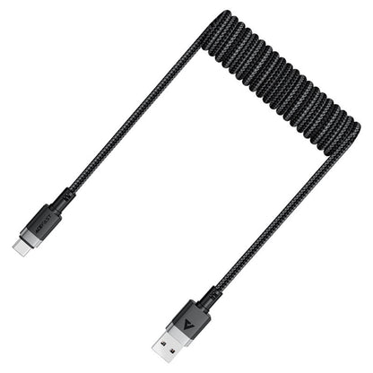 Daten- und Ladekabel USB-A - USB-C Acefast C14-04, 18W, 1,2m, Schwarz