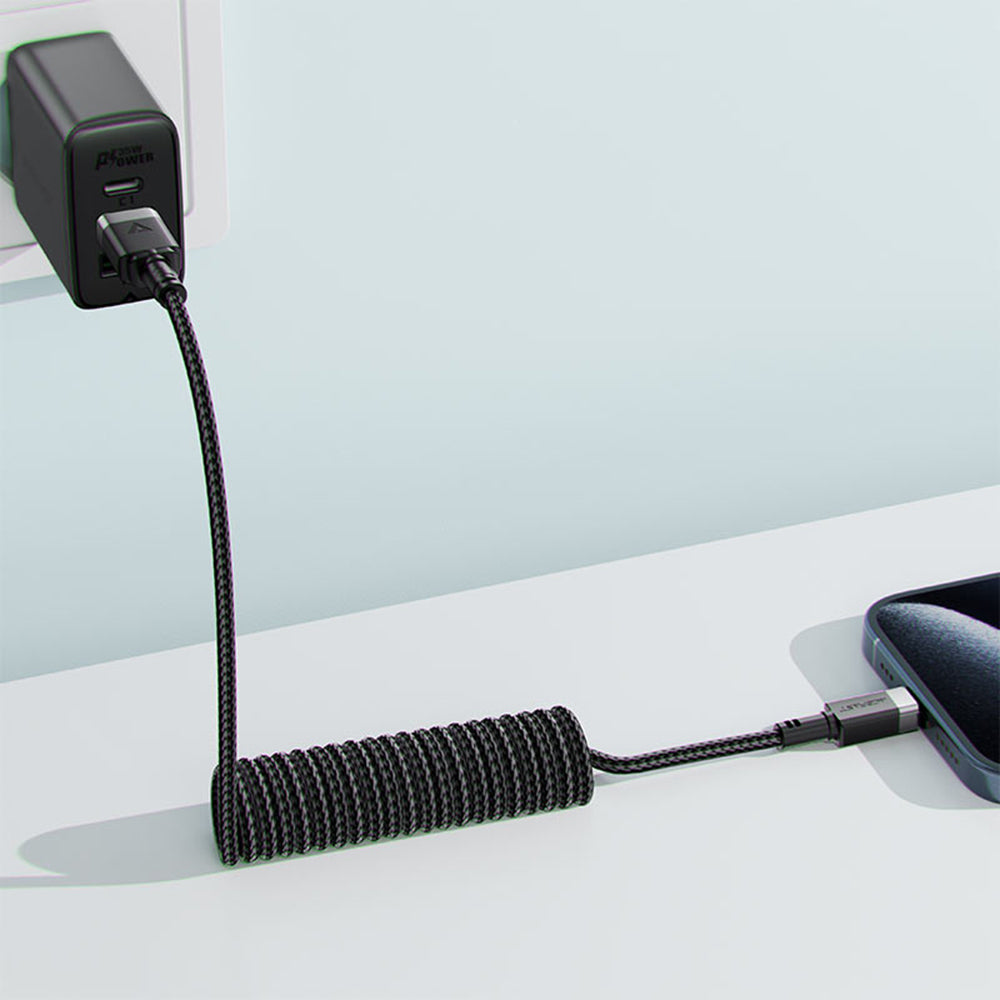 Daten- und Ladekabel USB-A - USB-C Acefast C14-04, 18W, 1,2m, Schwarz