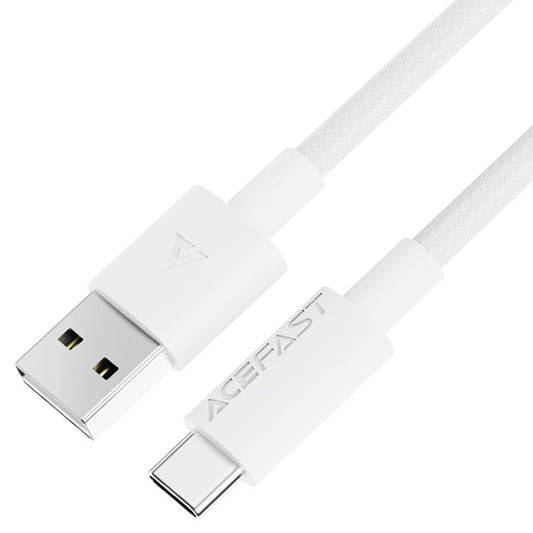 Daten- und Ladekabel USB-A - USB-C Acefast C18-04, 18W, 1.2m, Weiß