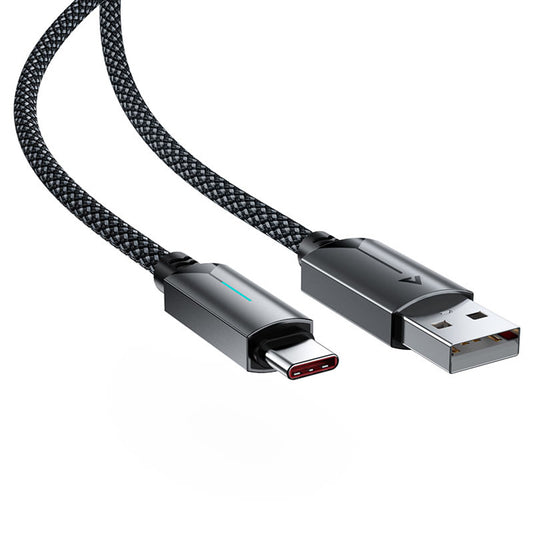 Daten- und Ladekabel USB-A - USB-C Acefast C19-04, 18W, 1,2m, Schwarz