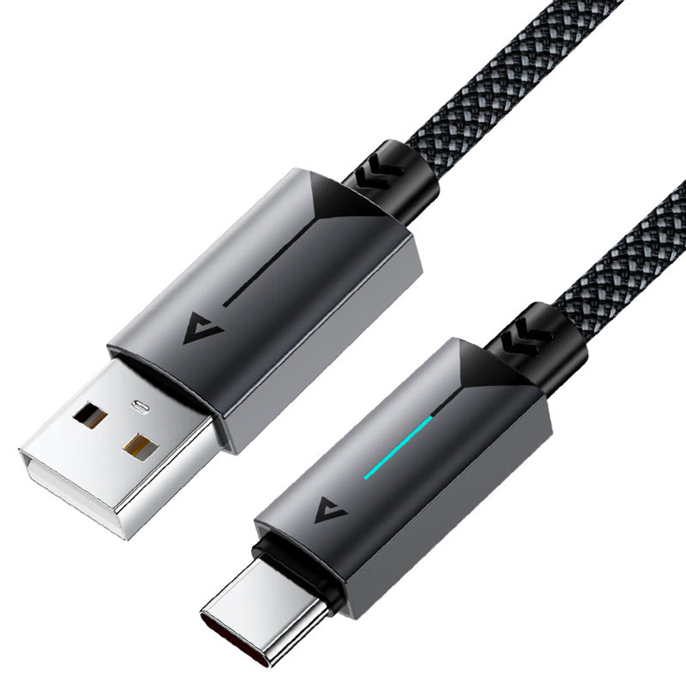Daten- und Ladekabel USB-A - USB-C Acefast C19-04, 18W, 1,2m, Schwarz