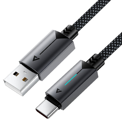 Daten- und Ladekabel USB-A - USB-C Acefast C19-04, 18W, 1,2m, Schwarz