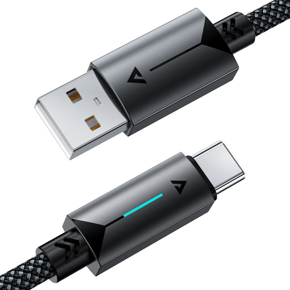 Daten- und Ladekabel USB-A - USB-C Acefast C19-04, 18W, 1,2m, Schwarz