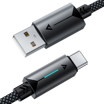 Daten- und Ladekabel USB-A - USB-C Acefast C19-04, 18W, 1,2m, Schwarz