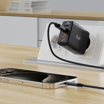 Daten- und Ladekabel USB-A - USB-C Acefast C19-04, 18W, 1,2m, Schwarz