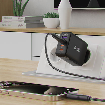 Daten- und Ladekabel USB-A - USB-C Acefast C8-04, 18W, 1.2m, Schwarz