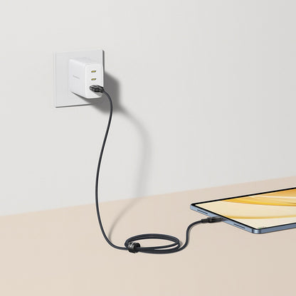 Câble de Données et de Charge USB-A - USB-C Baseus Discolor, 100W, 2m, Argenté E0420700