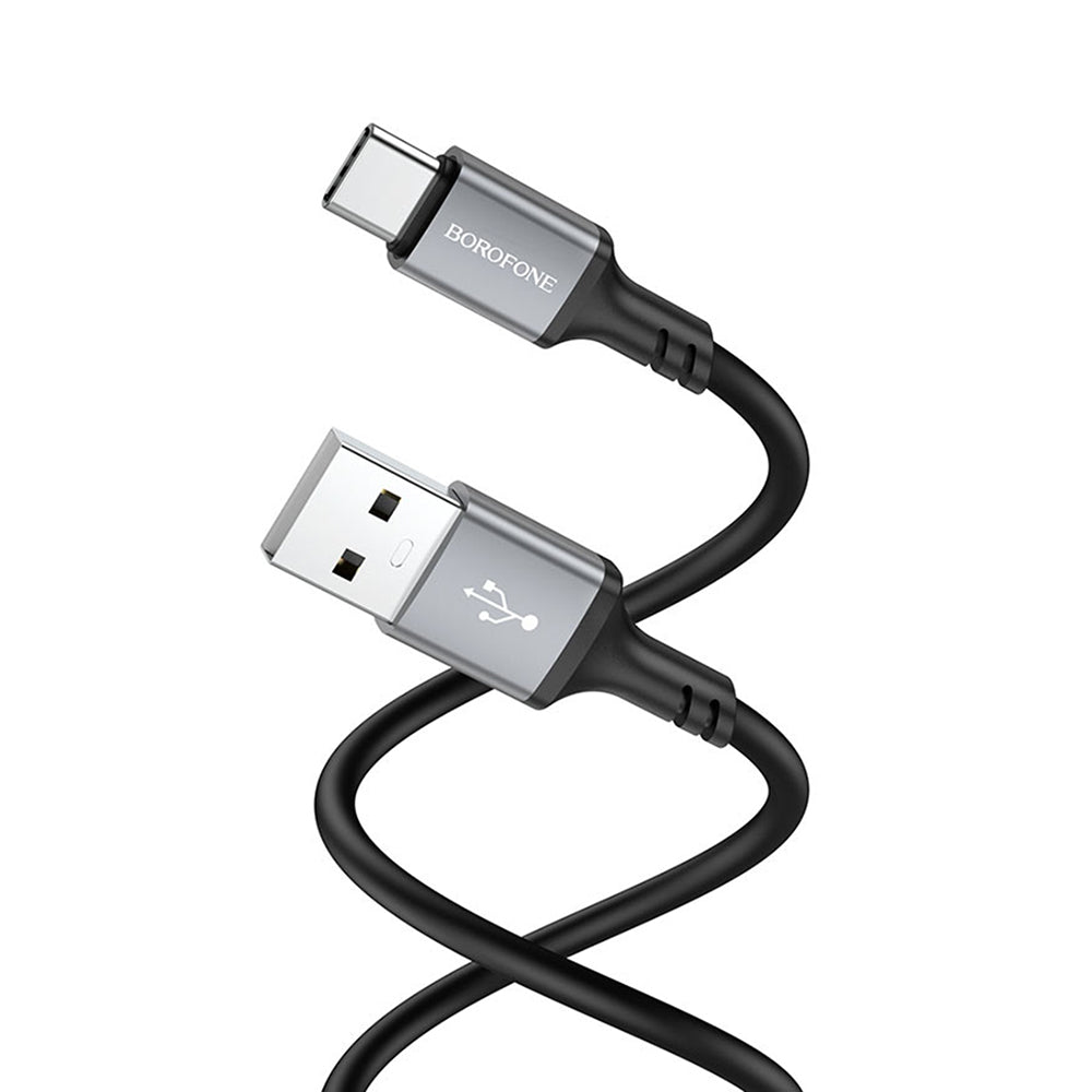Daten- und Ladekabel USB-A - USB-C Borofone BX83, 18W, 1m, Schwarz