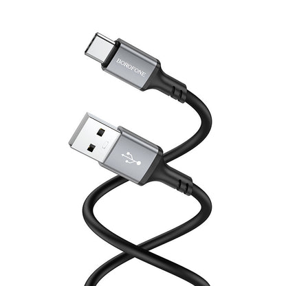 Daten- und Ladekabel USB-A - USB-C Borofone BX83, 18W, 1m, Schwarz