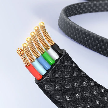 Daten- und Ladekabel USB-A - USB-C McDodo CA-4980 Rythm Display, 100W, 1.2m, Schwarz