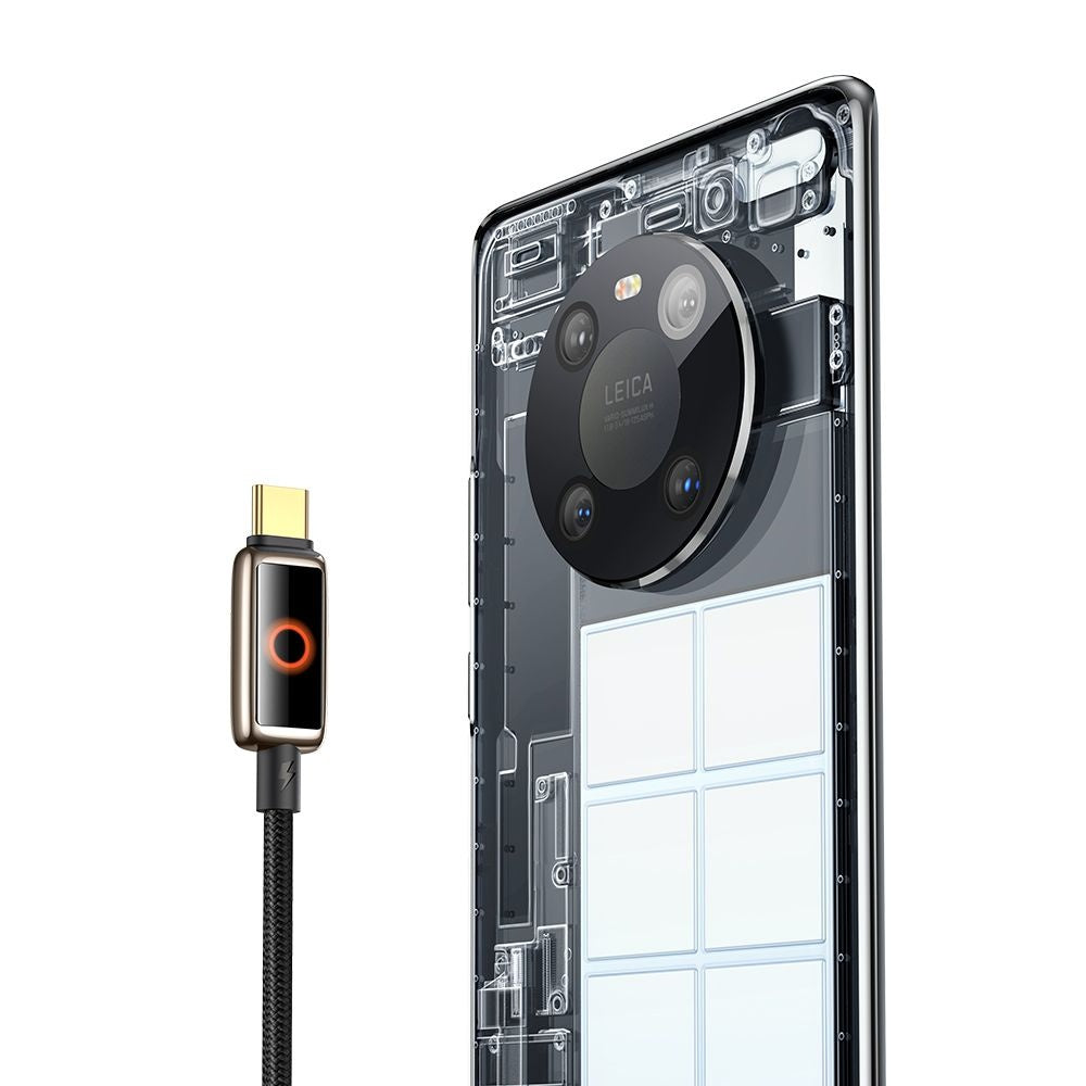 Câble de Données et de Charge USB-A - USB-C McDodo CA-6650 Auto Power Off, 100W, 1.2m, Noir