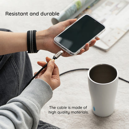 USB-A - USB-C Ringke Data- en Oplaadkabel, 60W, 2m, Zwart