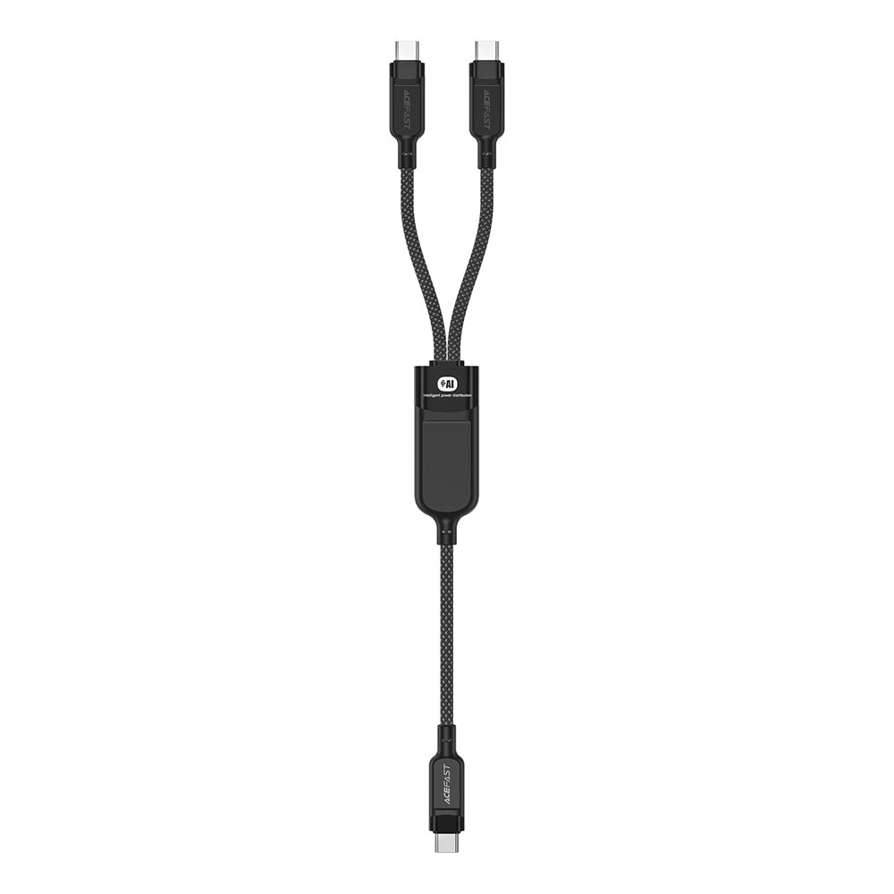 USB-C Daten- und Ladekabel - 2 x USB-C Acefast C5-11, 100W, 1.2m, Schwarz