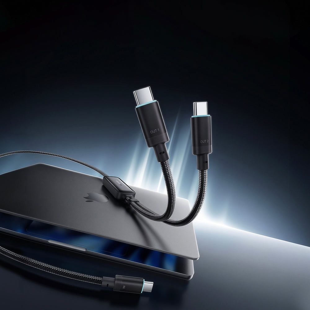 USB-C Daten- und Ladekabel - 2 x USB-C Cuktech C2C615, 140W, 1,5m, Schwarz CKC2C615GLBK