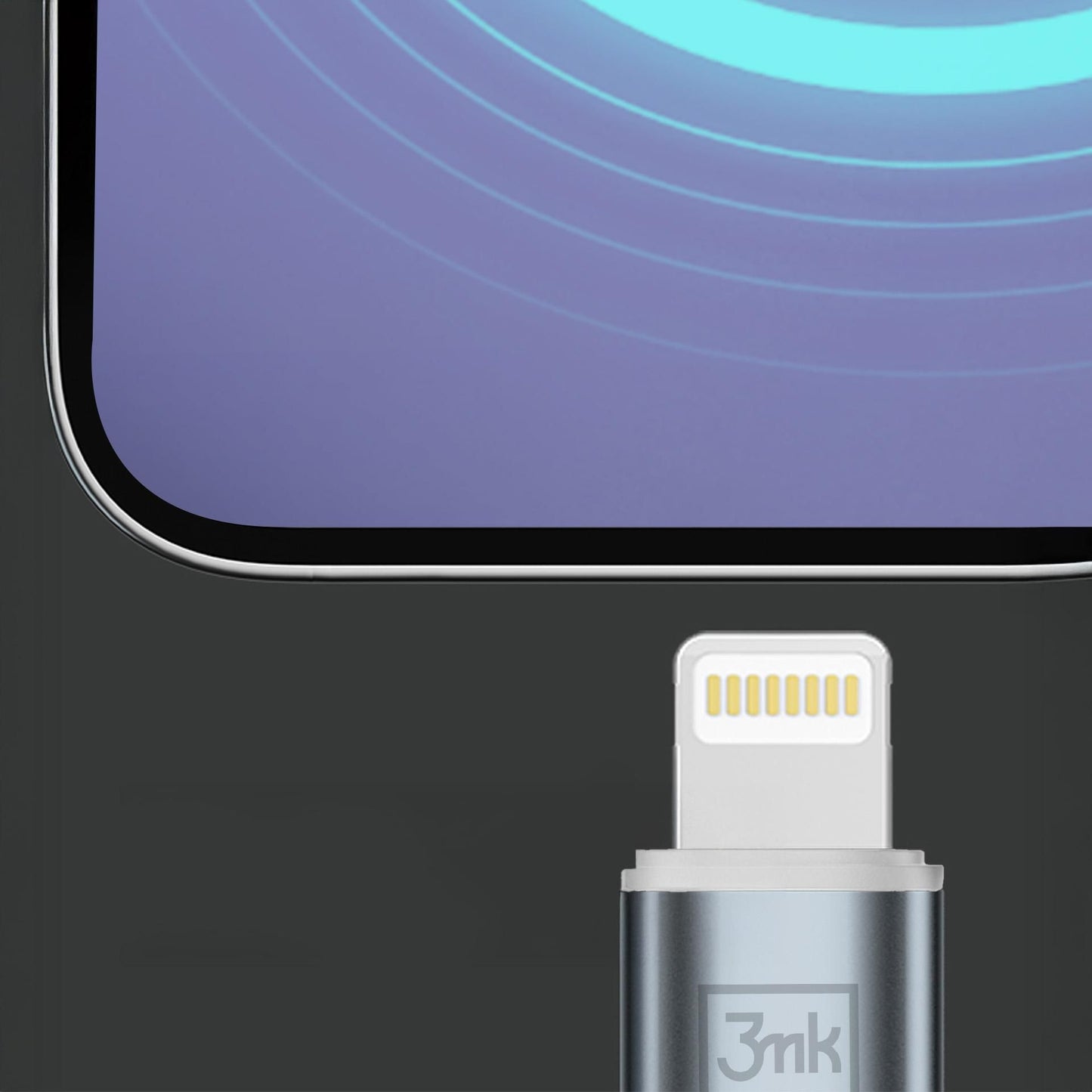 USB-C - Lightning Data- en Oplaadkabel 3MK Hyper N, 27W, 1m, Wit