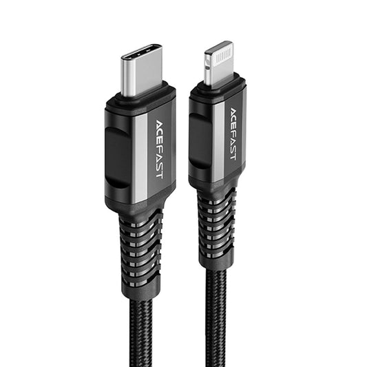 Daten- und Ladekabel USB-C - Lightning Acefast C1-01, 30W, 1,2m, Schwarz