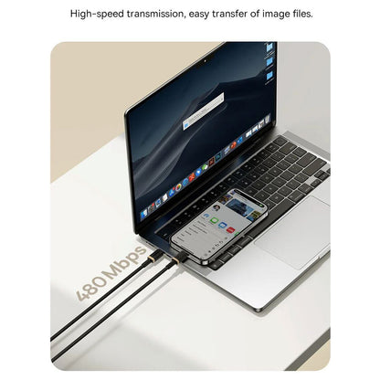 Daten- und Ladekabel USB-C - Lightning Baseus Dura Series, 20W, 1m, Gold Schwarz P10377800U01-03