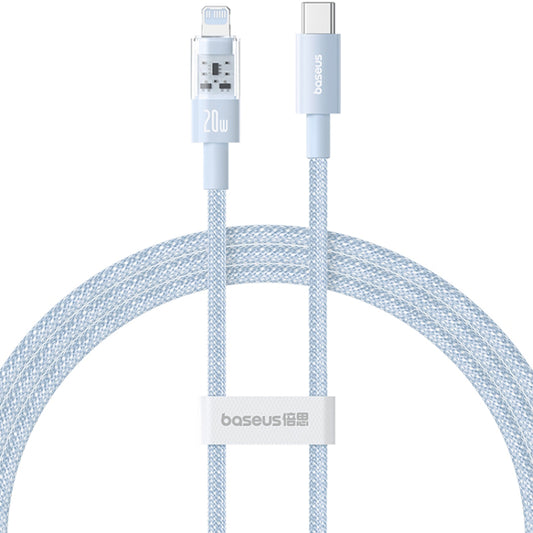 Daten- und Ladekabel USB-C - Lightning Baseus Gem, 20W, 1m, Blau P10373001311-00