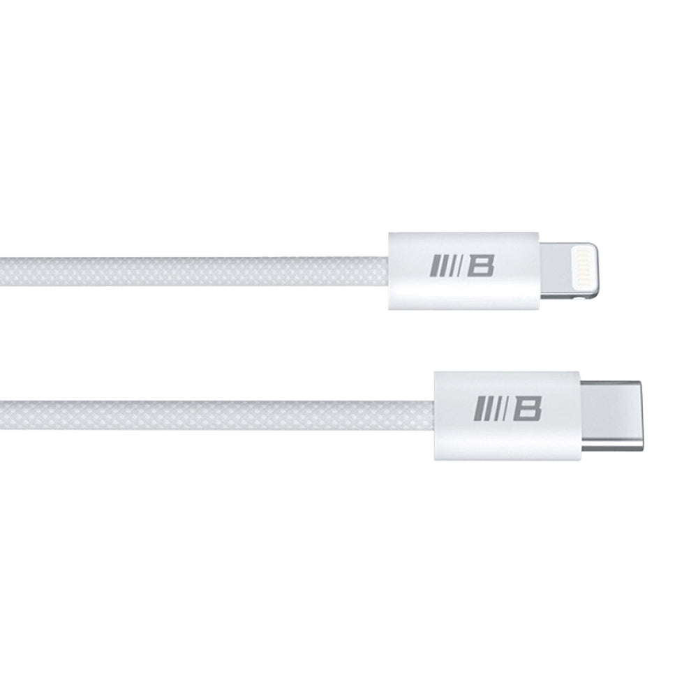 USB-C - Lightning Lade- und Datenkabel Blueo, 20W, 1.2m, Weiß
