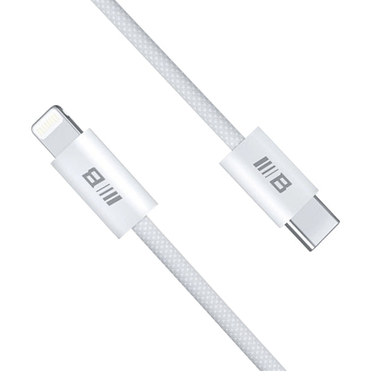 USB-C - Lightning Blueo Data- en Oplaadkabel, 20W, 1.2m, Wit