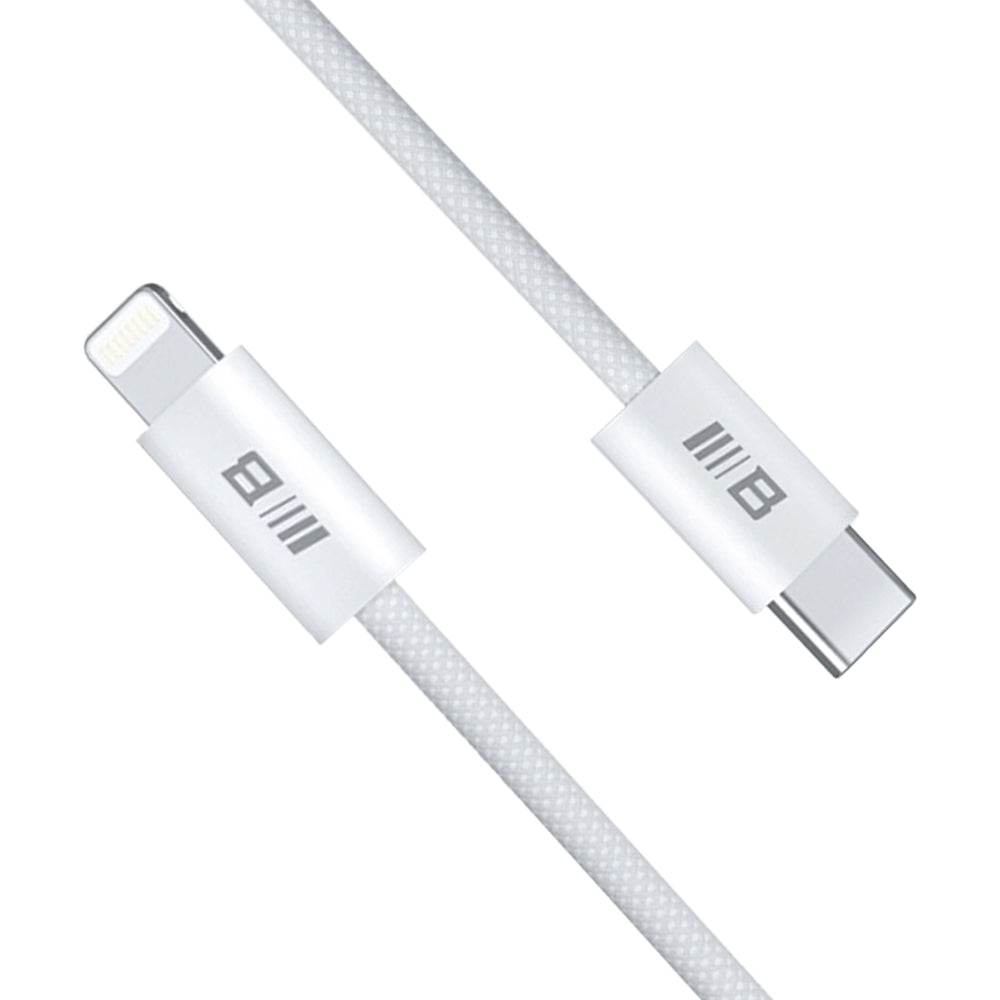 Daten- und Ladekabel USB-C - Lightning Blueo, 20W, 2m, Weiß