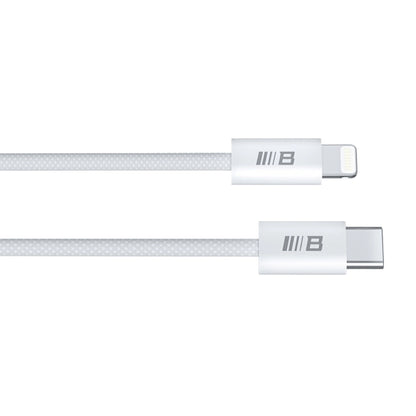 Daten- und Ladekabel USB-C - Lightning Blueo, 20W, 2m, Weiß