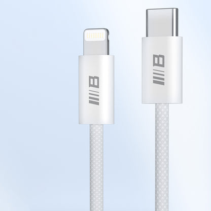 Daten- und Ladekabel USB-C - Lightning Blueo, 20W, 2m, Weiß