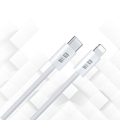 Daten- und Ladekabel USB-C - Lightning Blueo, 20W, 2m, Weiß