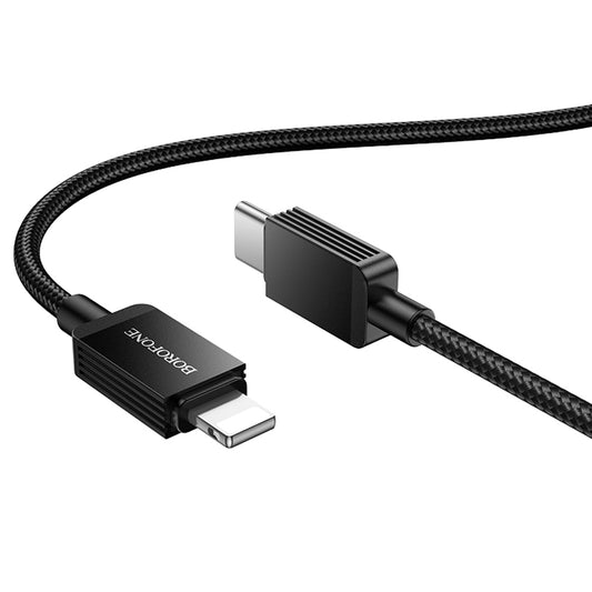 USB-C to Lightning Data and Charging Cable Borofone BX120 Placer, 27W, 1m, Black
