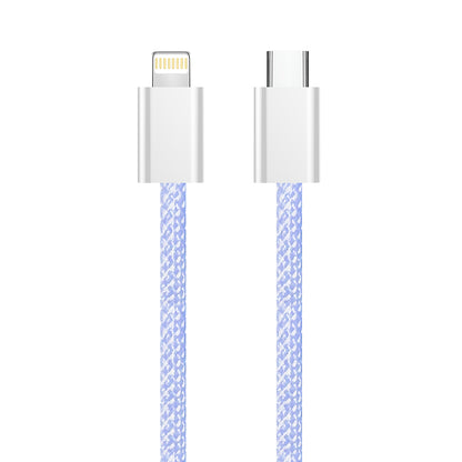USB-C - Lightning Data- en Oplaadkabel ColorWay CW-CBPDCL061, 27W, 1m, Paars