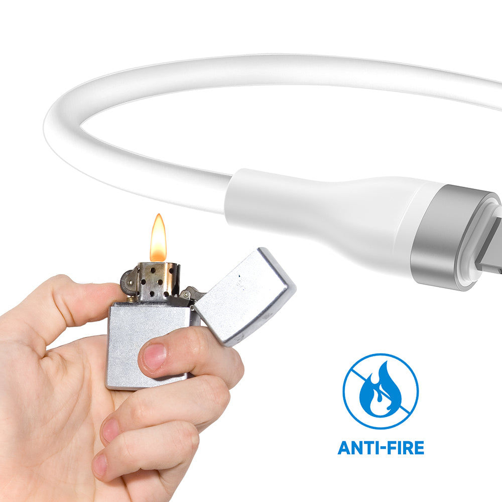 Data- en Oplaadkabel USB-C - Lightning Lito LD02CL, 30W, 1.2m, Wit