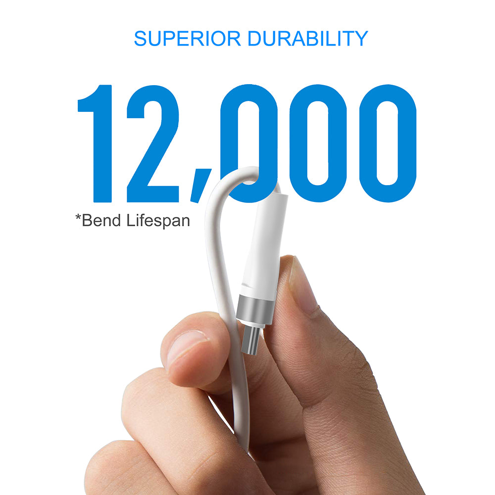 Data- en Oplaadkabel USB-C - Lightning Lito LD02CL, 30W, 1.2m, Wit