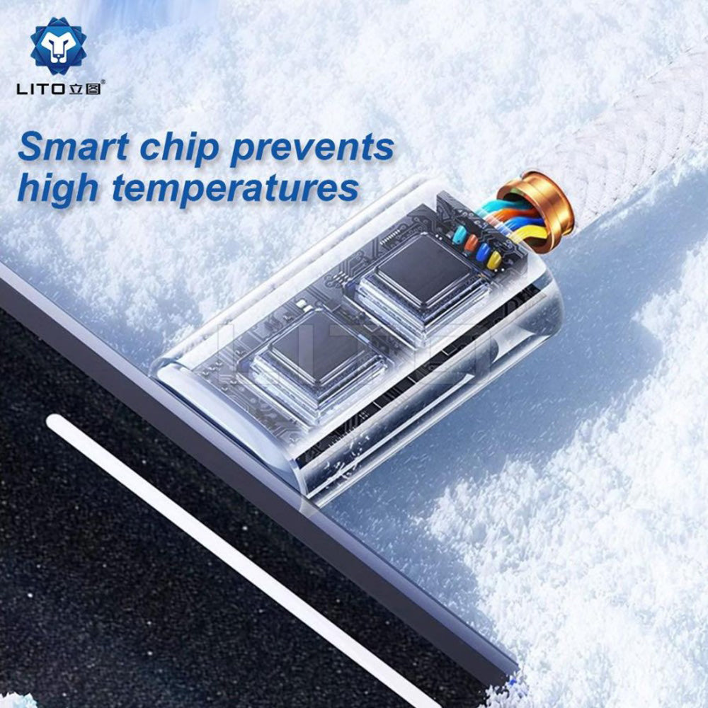 Daten- und Ladekabel USB-C - Lightning Lito LD04CL, 27W, 2m, Weiß