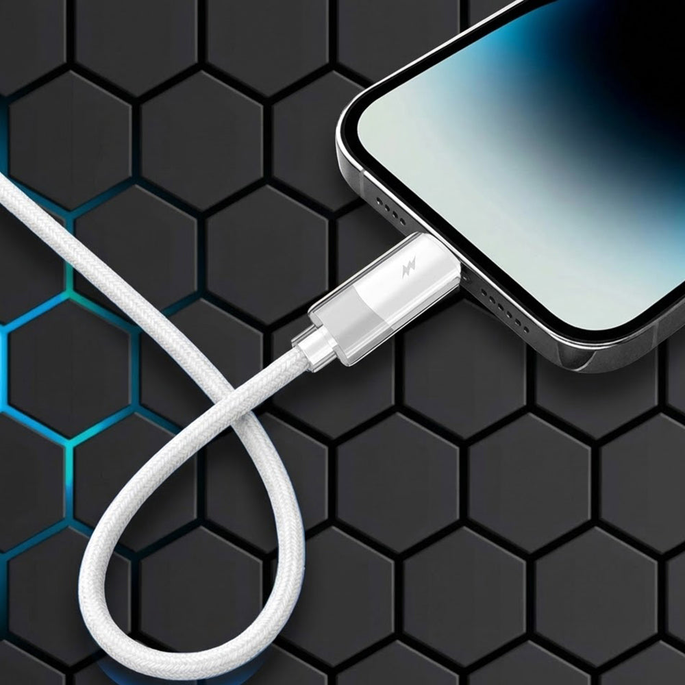 Daten- und Ladekabel USB-C - Lightning Lito LD07, 27W, 1m, Weiß