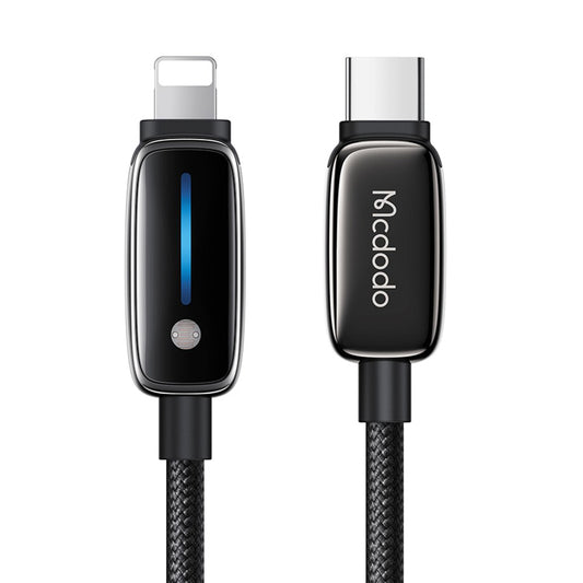 Daten- und Ladekabel USB-C - Lightning McDodo CA-0050, 36W, 1.2m, Schwarz