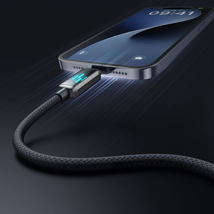 Data- en Oplaadkabel USB-C - Lightning McDodo CA-2630 Display, 36W, 1.2m, Zwart