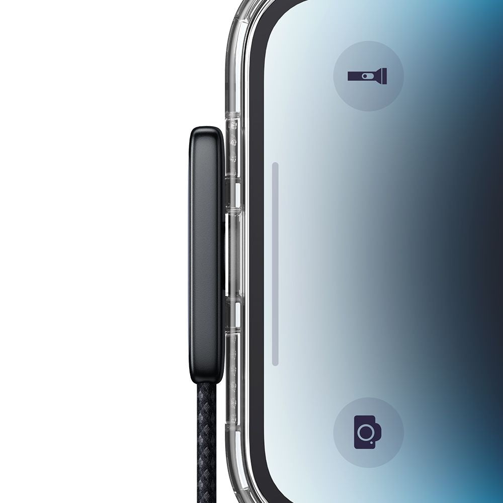 USB-C - Lightning McDodo CA-3350 Angled Data- en Oplaadkabel, 36W, 1.2m, Zwart