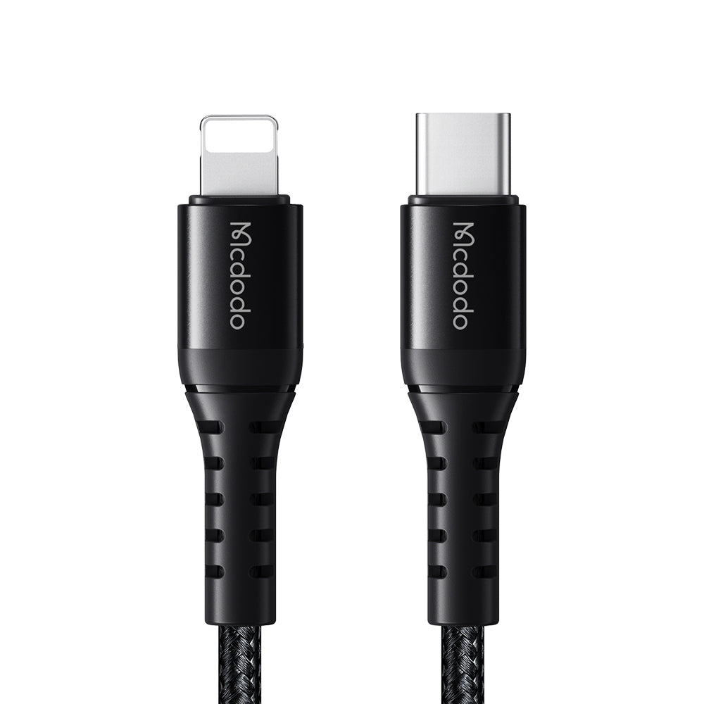 USB-C - Lightning McDodo CA-5631 Data- en Oplaadkabel, 36W, 1m, Zwart