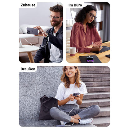 USB-C - Lightning Data- en Oplaadkabel UGREEN US171 (10493), 20W, 1m, Wit