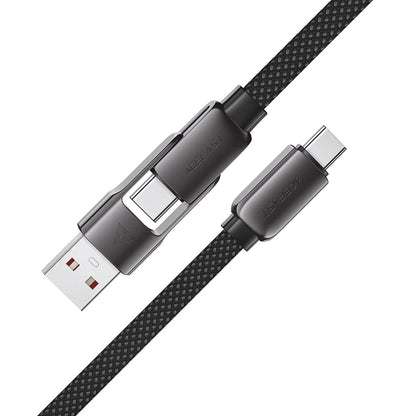 USB-C Daten- und Ladekabel - USB-A / USB-C Acefast C13-04, 60W, 1.2m, Schwarz