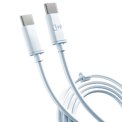 USB-C Daten- und Ladekabel - USB-C 3MK Hyper, 100W, 2m, Weiß