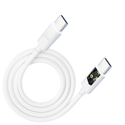 USB-C Daten- und Ladekabel - USB-C 3MK Hyper, 100W, 2m, Weiß