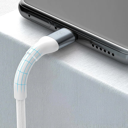 USB-C Data- en Oplaadkabel - USB-C 3MK Hyper N, 100W, 2m, Wit