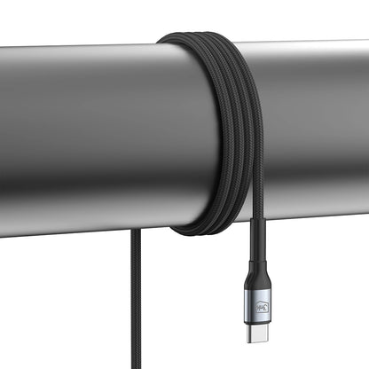 Câble de Données et de Charge USB-C - USB-C 3MK Hyper N, 60W, 2m, Noir