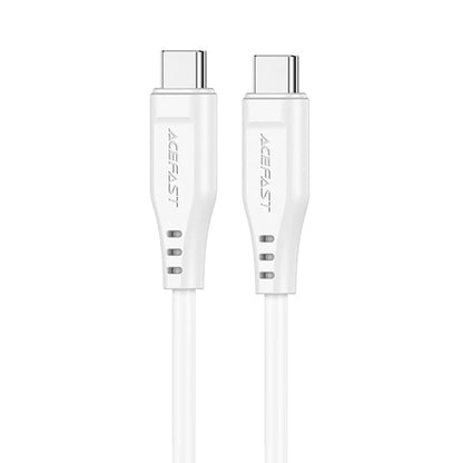 USB-C Data- en Oplaadkabel - USB-C Acefast C3-03, 60W, 1.2m, Wit